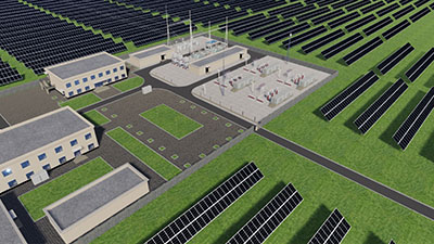 Solar Power Plant Visualization