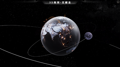 3D Earth - Mysterious Gold
