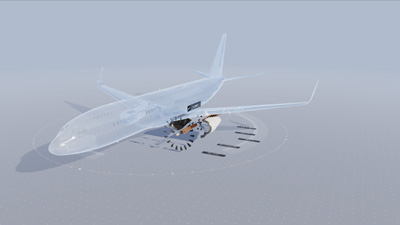 Aircraft Engine Model Visualization