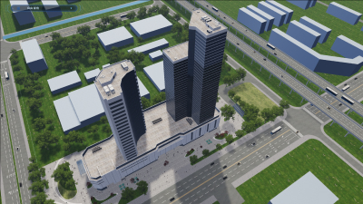 Corporate Building Display Visualization