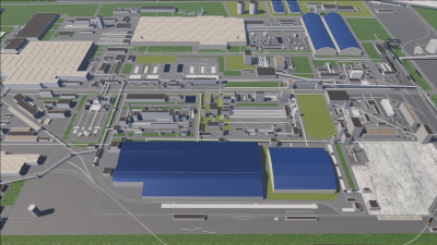 Industrial Park Cluster Digital Twin System