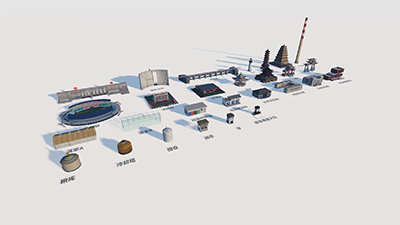 Public and Industrial Building Models