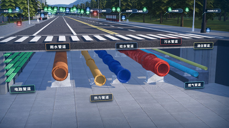 Smart Utility Tunnel Visualization Platform
