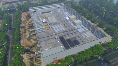 Steel Mill Interior Visualization