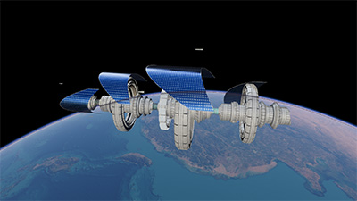 Space Station 3D Visualization 1