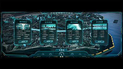 Flood Control Visualization of Coastal Cities