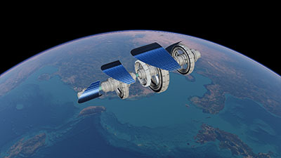 Space Station Model Visualization