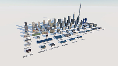 Residential, Commercial, Factory Building Models