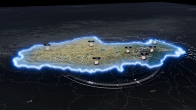 Tibet 3D Map