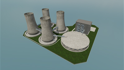 Intelligent Power Plant Model - Industrial Digital Twin System
