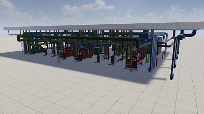 Pipeline Water Storage Visualization