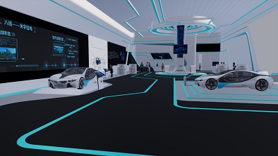 Concept Car Exhibition Roaming Visualization