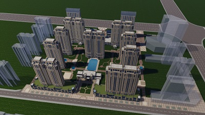 Community Real Estate Scene Visualization