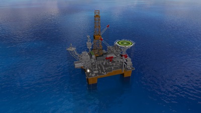 Offshore Oil Drilling Digital Twin System