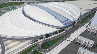 High-Speed Rail Station Display Visualization