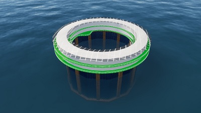 Visualization of Marine Aquaculture Farm