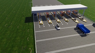 Highway Toll Station Digital Twin System