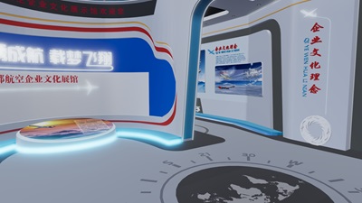 Aviation Corporate Culture Roaming Visualization