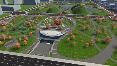 Red Maple Park Visualization