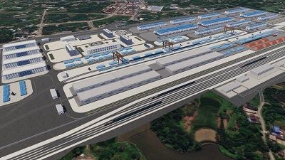 Freight Train Station Visualization