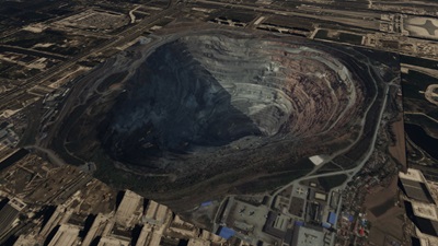 Mining Site Display Visualization