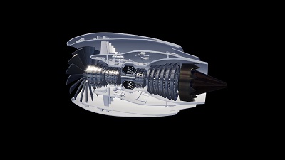 Aircraft Turbine Engine Model
