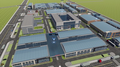 Logistics Industrial Park Visualization