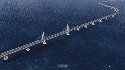 Cross-Sea Bridge Visualization