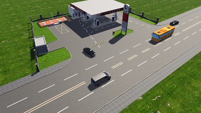 Highway Gas Station Digital Twin System