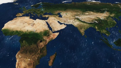 3D World Map Visualization