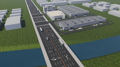 Riverside Factory Park Visualization
