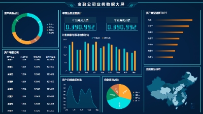 Financial Company Business Data Dashboard